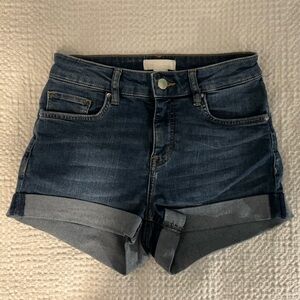 H&M Blue Jean Shorts Cut-Off Style